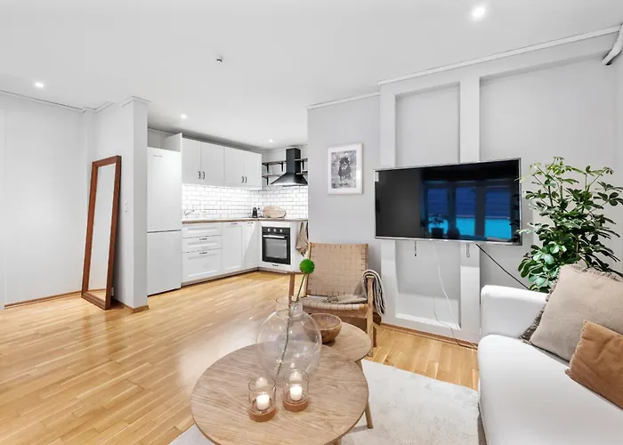Apartment Charming 200m From Bryggen